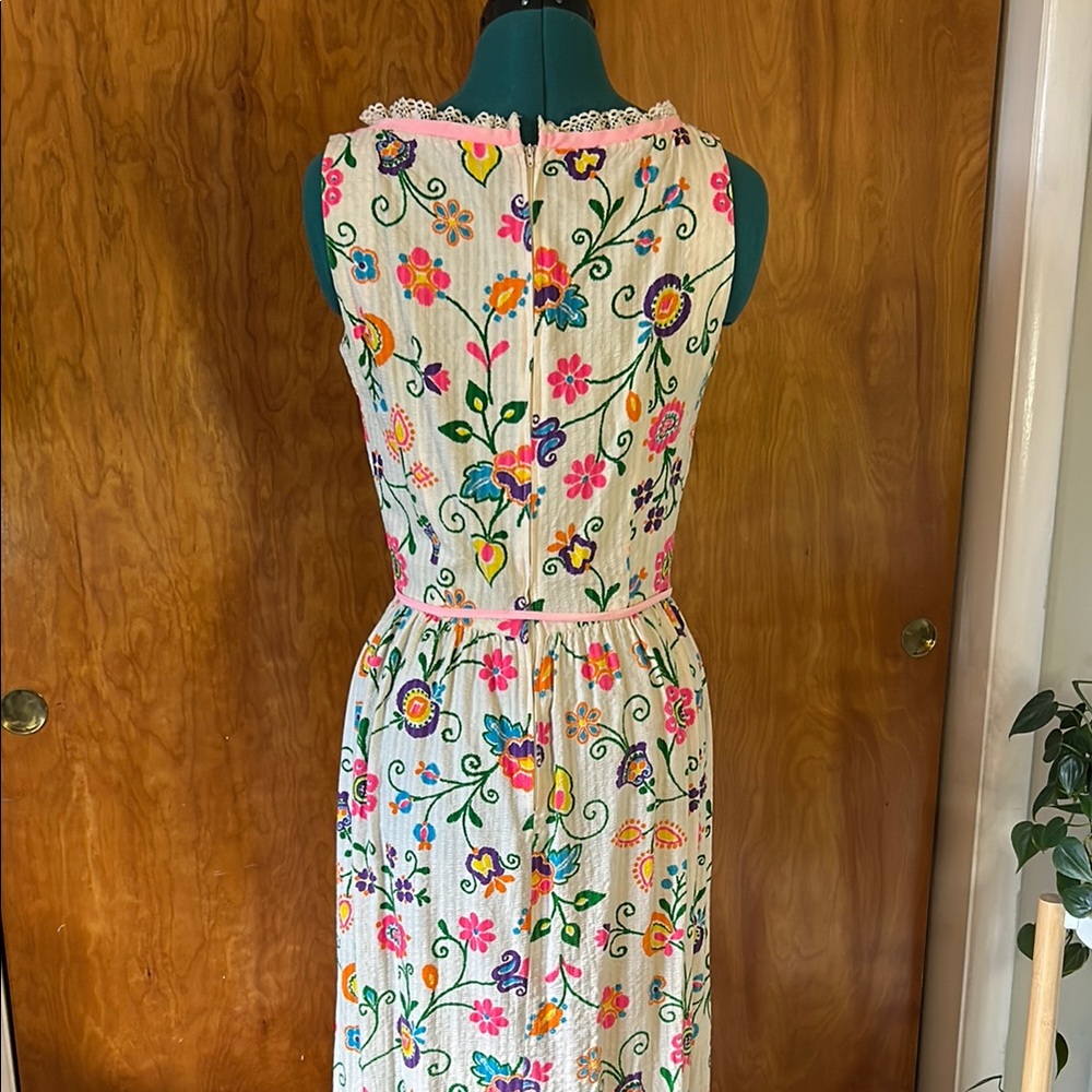 Lanz Originals 70s Dress ~ Vintage ~ Floral Maxi Dress - Picture 5 of 6